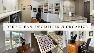 DEEP CLEAN, DECLUTTER & ORGANIZE | GROCERY HAUL | LAUNDRY MOTIVATION #deepcleananddeclutter
