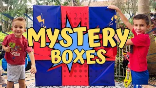 Lots of fun with Noah and Adam Mystery Box Challenge