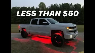 Silverado rock lights - DIY vs kit + install