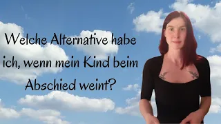 Kind weint beim Abschied / Kindergarten