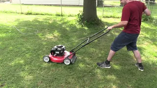 Gas Lawn Mower Destruction