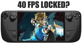 Steam Deck Breath of the Wild BOTW at locked 40 FPS really possible?