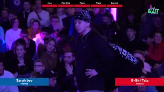 Sarah bee vs B-Girl Tata I  Top 8 - 1vs1 B-Girl I The Legits Blast Prague 2020