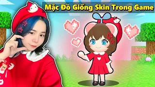 Mèo Simmy Thử Thách Mặc Đồ Giống Skin Trong Game Theo Yêu Cầu Của Fan !!