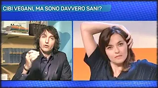 Cruciani a confronto con Arianna Fioravanti, mamma vegana -  Tagadà (La7) del 4.10.2017