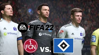 FIFA 22 1. FC Nürnberg gegen Hamburger SV 2. Bundesliga Prognose 25.Spieltag (deutsch/Playstation5)