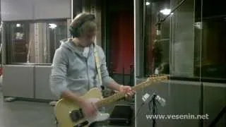 Андрей Весенин - Режем пополам (запись и репетиция новой песни в студии)