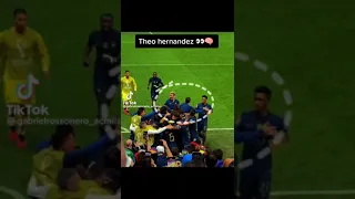 Theo hernandez is a resist #messi #argentina #france #goat #ronaldo #worldcup #frances