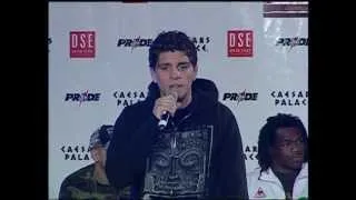 Nick Diaz and Takanori Gomi fighter interviews from Pride 33