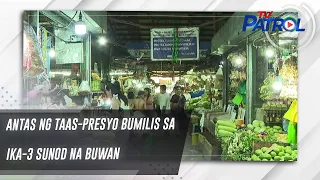 Antas ng taas-presyo bumilis sa ika-3 sunod na buwan | TV Patrol