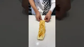 Sweet twist bread making