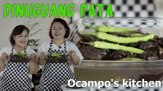 Kapampangan Dinuguan / Tidtad Pata na tiyak nakaw pansin!