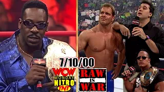 WWF RAW vs. WCW Nitro - July 10, 2000 Full Breakdown - Day After Bash at the Beach - RockBenoitShane