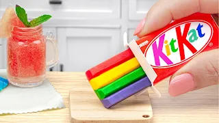 Amazing KITKAT Cake | Best Miniature Rainbown Kitkat Cake Decorating | Chocolate Cakes Recipes