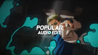 popular - the weeknd, madonna, playboi carti「edit audio」