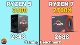 Ryzen 5 3600 Vs. Ryzen 7 2700X | 1080p and 1440p Gaming Benchmarks