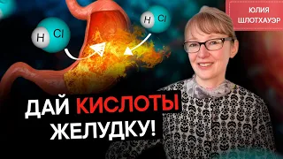 Откуда берутся гастриты, изжога и рефлюкс. Как мы разрушаем защиту желудка. Соляная кислота.