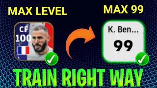 100 Rated K. Benzema|| max level max rating efootball 2023 level up Karim Benzema France Pack