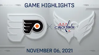 NHL Highlights | Flyers vs. Capitals - Nov. 6, 2021