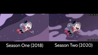 Hilda Theme Song Comparison (Seasons 1 & 2)