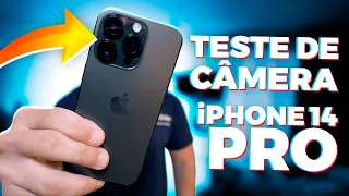 🇧🇷 TESTANDO AS CÂMERAS DO iPHONE 14 PRO!