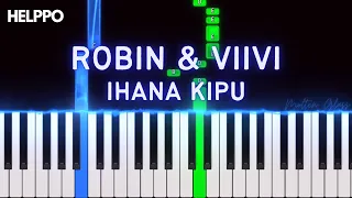 Robin & VIIVI - Ihana kipu | EASY Piano Tutorial (alkuperäinen sävellaji)