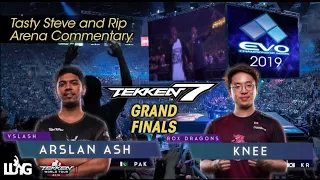 EVO 2019 | Insane Grand Finals | Arslan vs  Knee | TEKKEN 7 Tournament