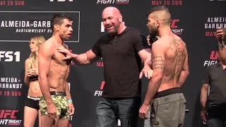 UFC Fight Night 88 Weigh-Ins: Jeremy Stephens vs Renan Barao Altercation