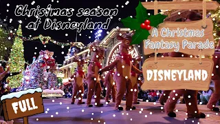 Disneyland - A Christmas Fantasy Parade (Full) - Front Row