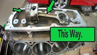 How to Identify Proper Piston and Rod Orientation. LS3  3rd Gen Camaro Project$