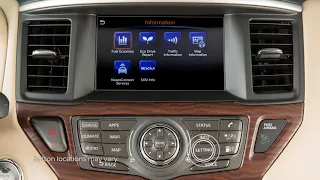 2018 Nissan Pathfinder - Control Panel and Touch Screen Overview