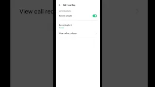ENABLE CALL RECORDING IN OPPO PHONES #oppoa92020 #shorts