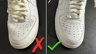 How To PREVENT Creases in Nike Air Force 1 (BEST WAY!!)