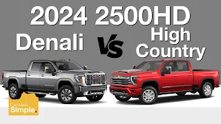 2024 Silverado 2500HD High Country vs Sierra 2500HD Denali | Feature & Pricing Breakdown!
