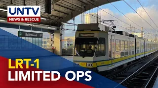 LRT-1 to implement limited operations until August 27