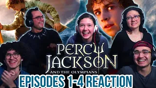 PERCY JACKSON and the Olympians REACTION! | Episodes 1-4 | MaJeliv