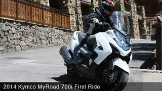 2014 Kymco MyRoad 700i First Ride - MotoUSA