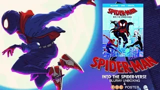 SPIDERMAN: INTO THE SPIDERVERSE - Bluray - Unboxing & Review + FYE Poster | BLURAY DAN