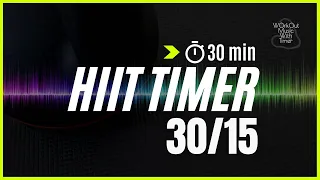 I use this Hiit timer for "Leg Day" 30 sec train with 15 sec rest | Mix 82