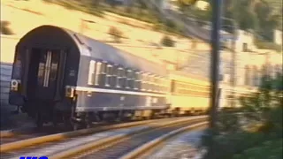 Trains Grandes Lignes sur la Riviera - décembre 1989
