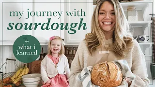 Baking Sourdough From Scratch in our Prairie Farmhouse Kitchen | My Journey + What I've Learned...