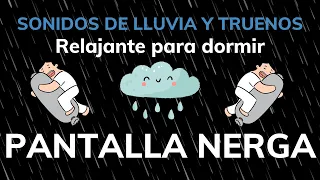 Sueño Instantáneo En 5 Minutos Con Fuertes Lluvias Y Truenos - Entrarás En Sueño Profundo