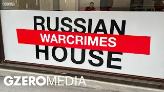 Russian War Crimes Exhibit at Davos Reveals Civilian Death Toll in Ukraine | GZERO Media