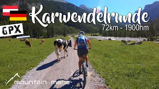 MTB Alpen - Karwendelrunde | 1900hm - 72km vor traumhafter Kulisse