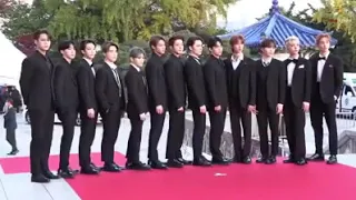 Seventeen at 2020 Korean Popular Culture and Arts Awards