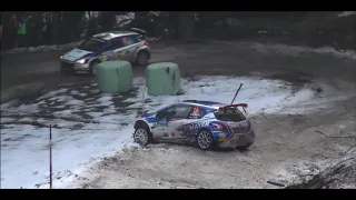 2018 Jänner Rallye compilation of Crashes