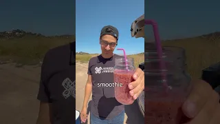 I drove the Hyundai IONIQ5 to 0% and made a smoothie with it 😂