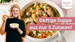 😍🍜 SUPER GÜNSTIG: Deftige Reissuppe aus dem Thermomix – In nur 30 Minuten auf deinem Tisch!