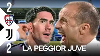 “DOBBIAMO CAPIRE LE PARTITE”, ALLEGRI SMETTILA | CAGLIARI-JUVENTUS 2-2 A MENTE FREDDA