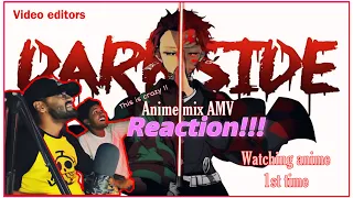 VIDEO EDITOR REACTS TO Darkside「AMV」Anime Mix (Music Video Reaction/Review)